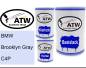 Preview: BMW, Brooklyn Gray, C4P: 500ml Lackdose + 500ml Klarlack + 250ml Härter - Set, von ATW Autoteile West.